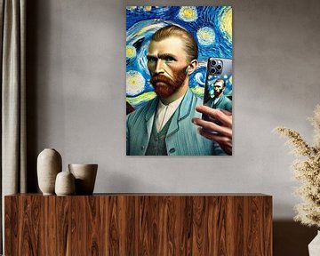 Vincent van Gogh Selfie van Jaap Ros