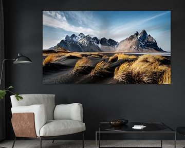 IJsland met landschap en bergen van Mustafa Kurnaz