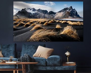 IJsland met landschap en bergen van Mustafa Kurnaz