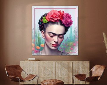 Frida, a Mexican Summer Portrait van J.O. Han