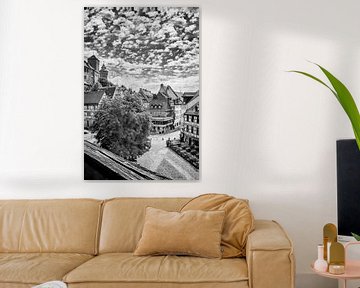 NÜRNBERG Blick auf die Altstadt  von Melanie Viola