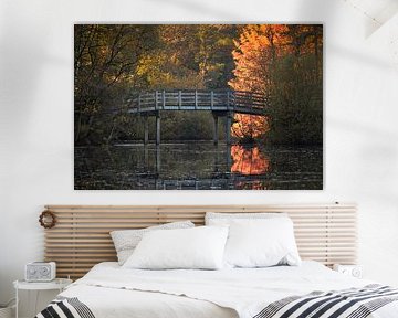 Herbst und Sonnenschein von Fotografie door Geert-Jan