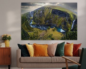 Canyon in Island von peterheinspictures