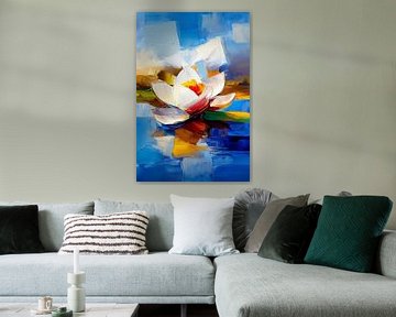 Abstracte waterlelie van ARTemberaubend