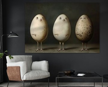 Vintage Eggs van Jacky
