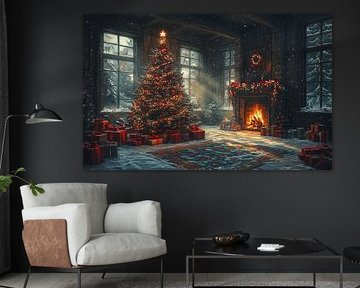 Cheminée de Noël