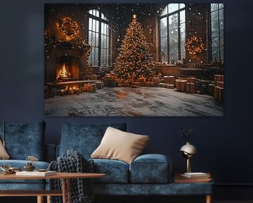 Cheminée de Noël