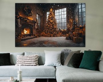 Cheminée de Noël