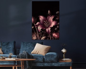 VINTAGE COLOURFUL BOTANICAL-10A-D1