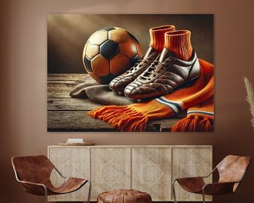 Stilleven Nederlands Voetbal van Jaap Ros