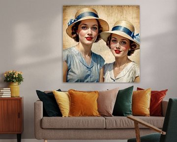 The Two Hats sur Wall Art Creations by Peter