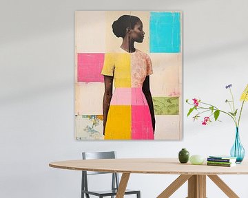 African Colours Portrait by But First Framing