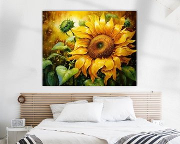 Goldene Sonnenblume von I ❤ Blumen