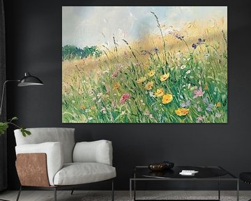 Impressionism Meadow Nature I