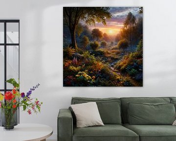 Herfst in het bos van Transmutation Art