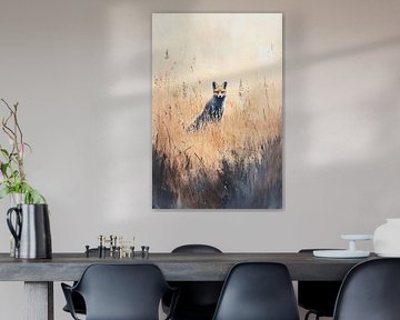 Fox in field of grass by Imperial Art House