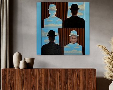 Magritte Schilderij van Paul Meijering