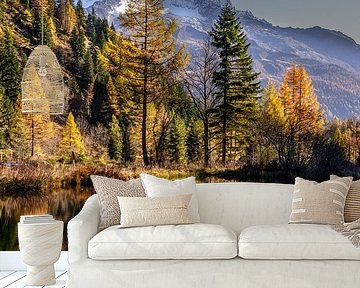 Herbst am Mont Blanc, Chamonix, Frankreich von Achim Thomae Photography