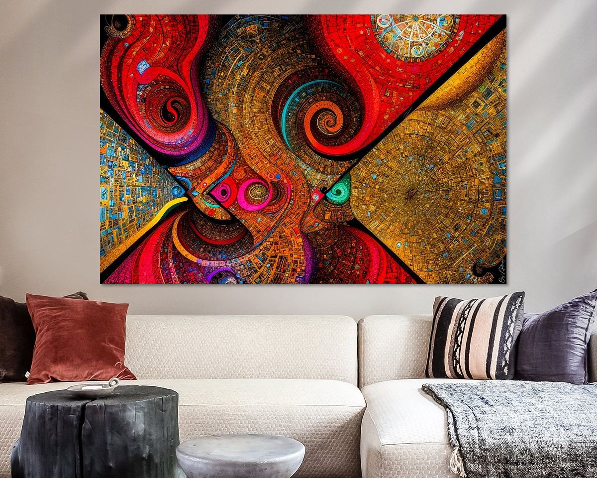 Example of the artwork in a room