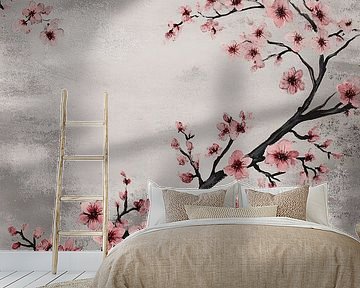 Blossom branches on peaceful background by Imperial Art House