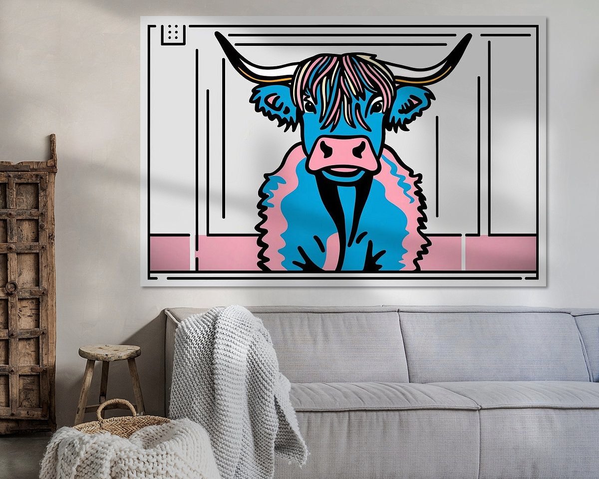 Example of the artwork in a room