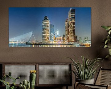 Skyline Rotterdam kop van zuid by Roy Vermelis