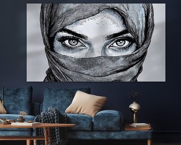 Uitzicht onder de hoofddoek van Frank Heinz