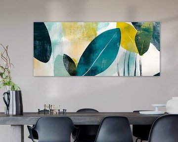 Leaf pattern art by Poster Art Shop