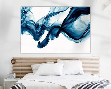 Blue clouds of smoke by Poster Art Shop