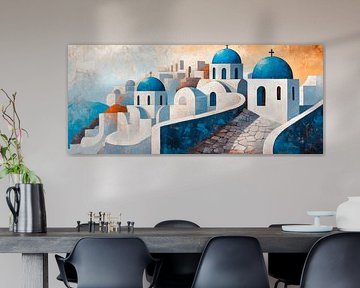 Dômes bleus sur Poster Art Shop
