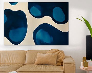 Blue colour stains by Poster Art Shop