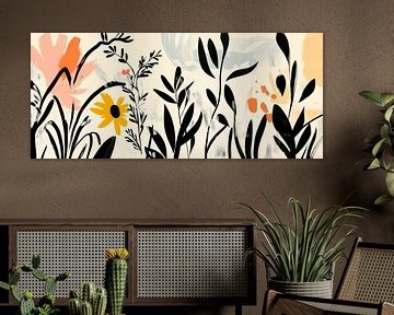 Flower meadow art by Poster Art Shop