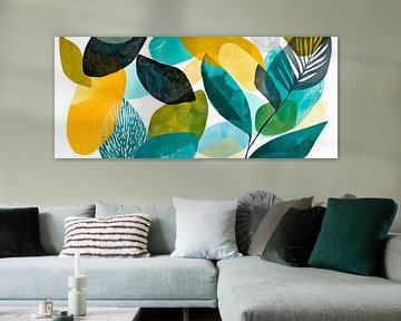Kleurrijke bladeren van Poster Art Shop