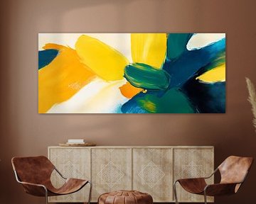 Kleurrijke explosie van kleur van Poster Art Shop