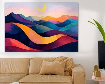 Farbige Landschaften von Poster Art Shop