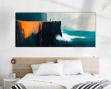 Rocks by the sea by Poster Art Shop