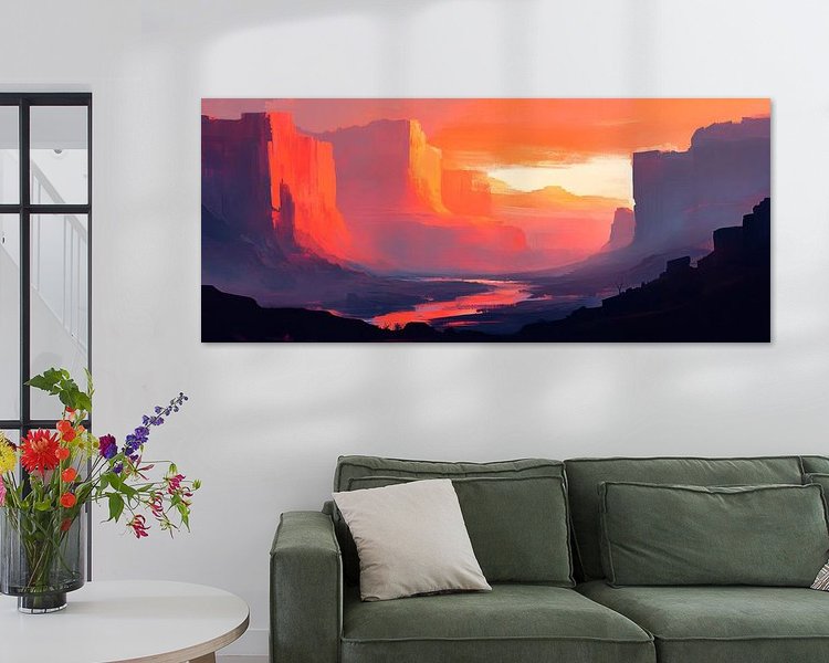 Example of the artwork in a room