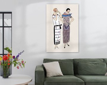Vintage fashion poster