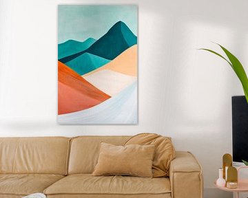 Abstract mountain landscape by Poster Art Shop