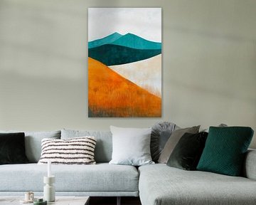 Abstract berglandschap van Poster Art Shop