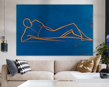 Reclining figure by Poster Art Shop