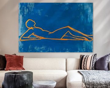 Reclining figure by Poster Art Shop