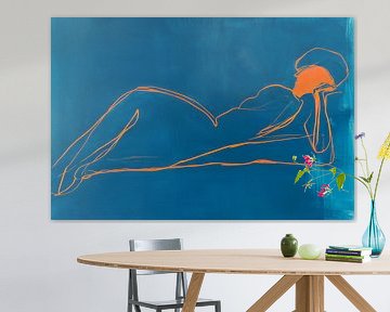 Reclining figure by Poster Art Shop