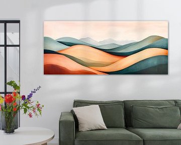 Sanfte Hügel von Poster Art Shop
