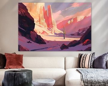 Wüstenlandschaft von Poster Art Shop