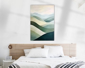 Sanfte Hügel von Poster Art Shop