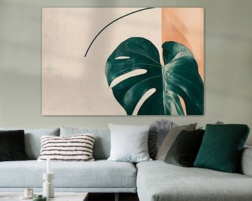 Monstera leaf by Poster Art Shop