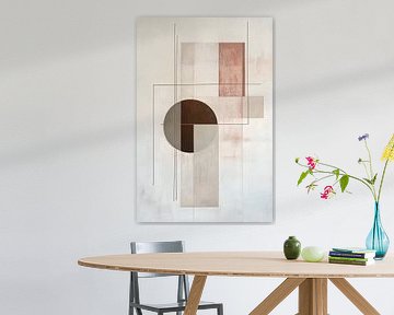 Geometrische compositie van Poster Art Shop