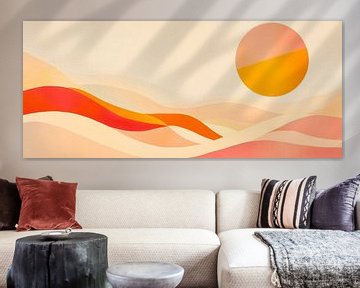 Sunset landscape by Poster Art Shop