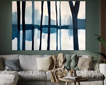 Forest reflection by Poster Art Shop